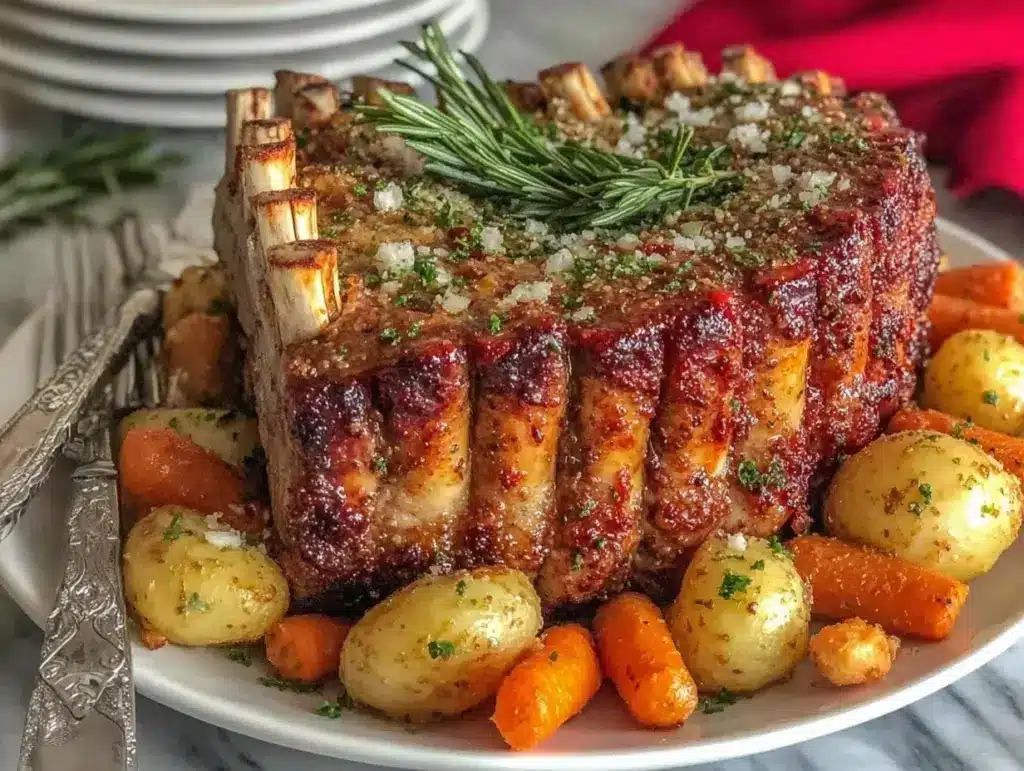 crown roast of pork - featured image