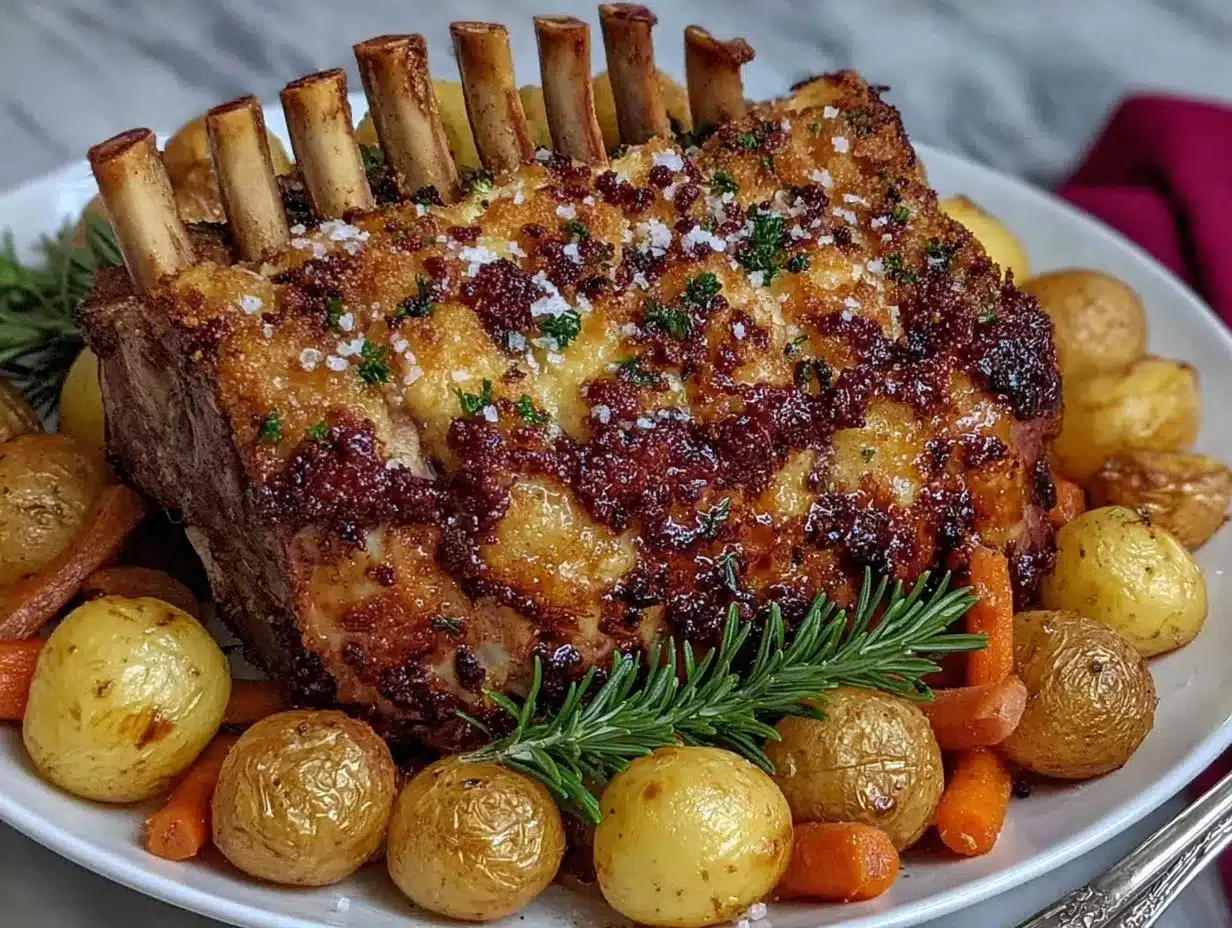 crown roast of pork preparation steps