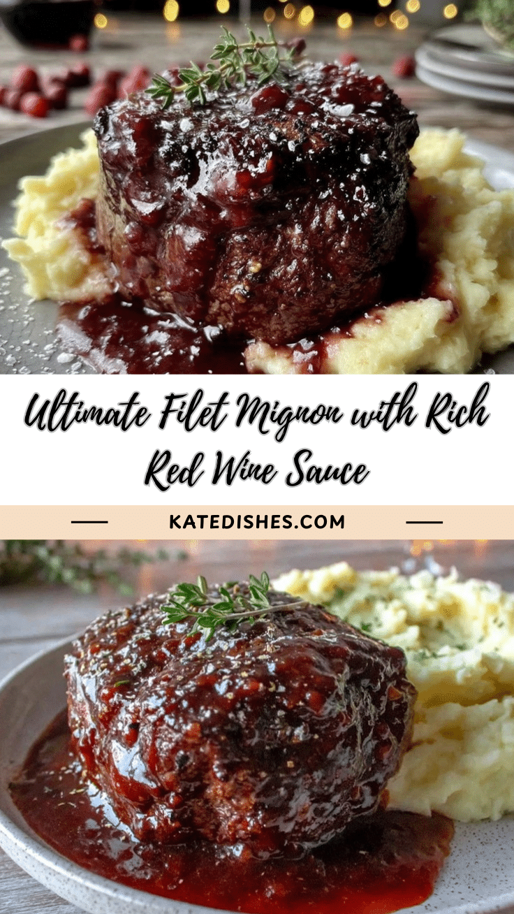 filet mignon with red wine reduction sauce recipe