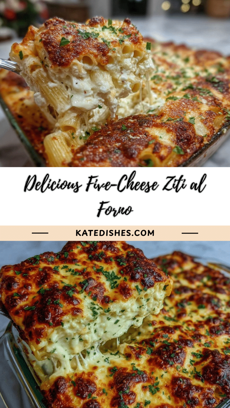Five-Cheese Ziti al Forno recipe