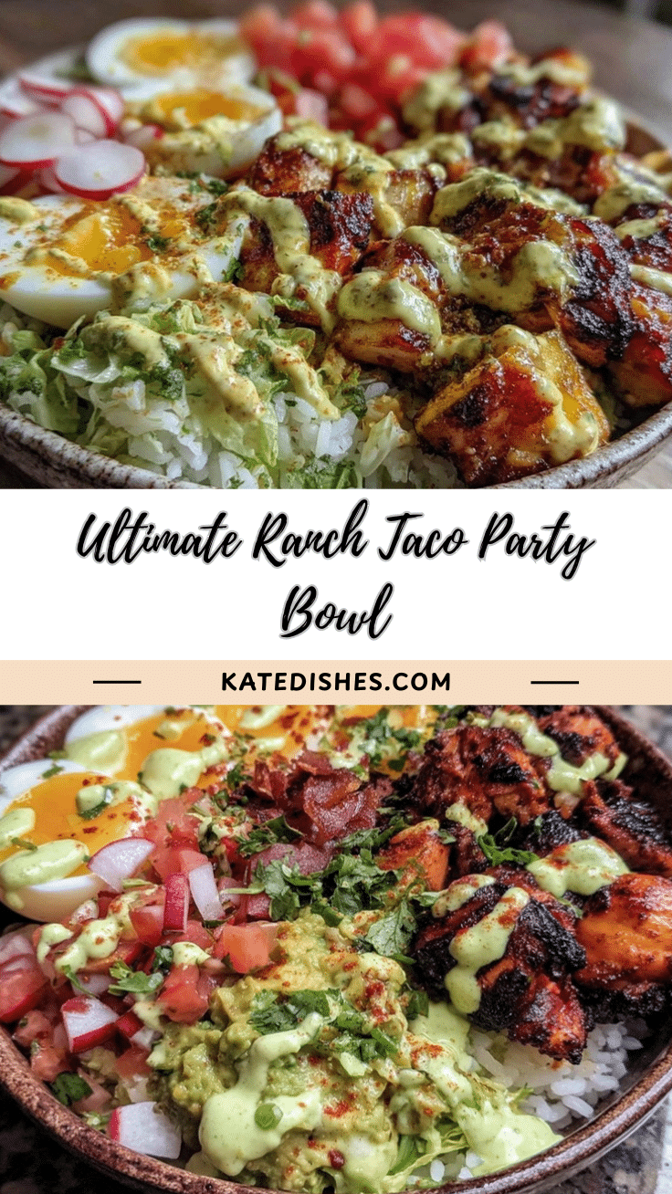 Flavorful Ranch Taco Party Bowl recipe