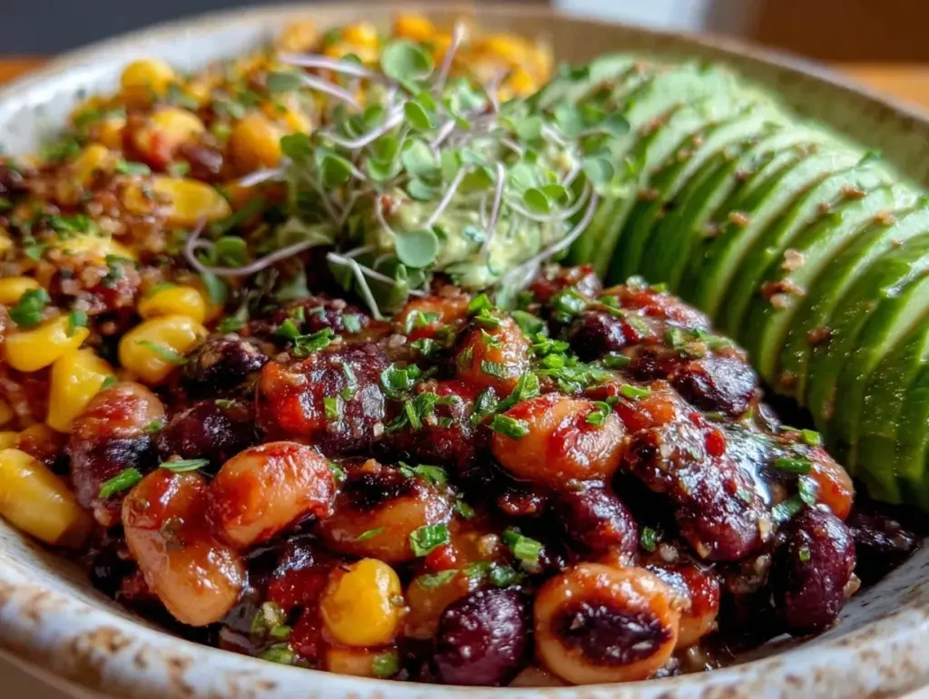 fresh black eyed peas nourish bowl - featured image