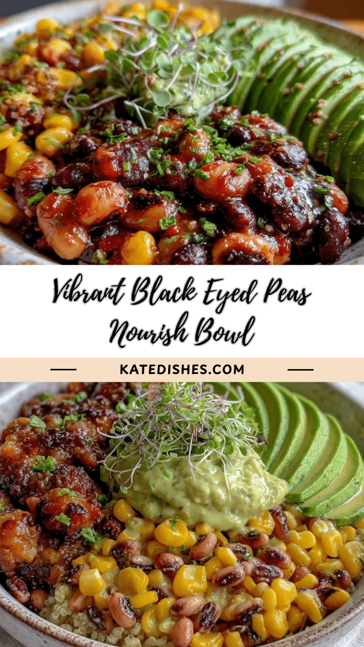 fresh black eyed peas nourish bowl recipe