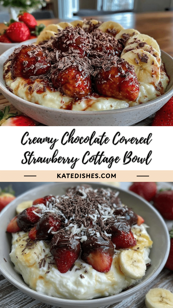 fresh chocolate covered strawberry cottage cheese bowl recipe