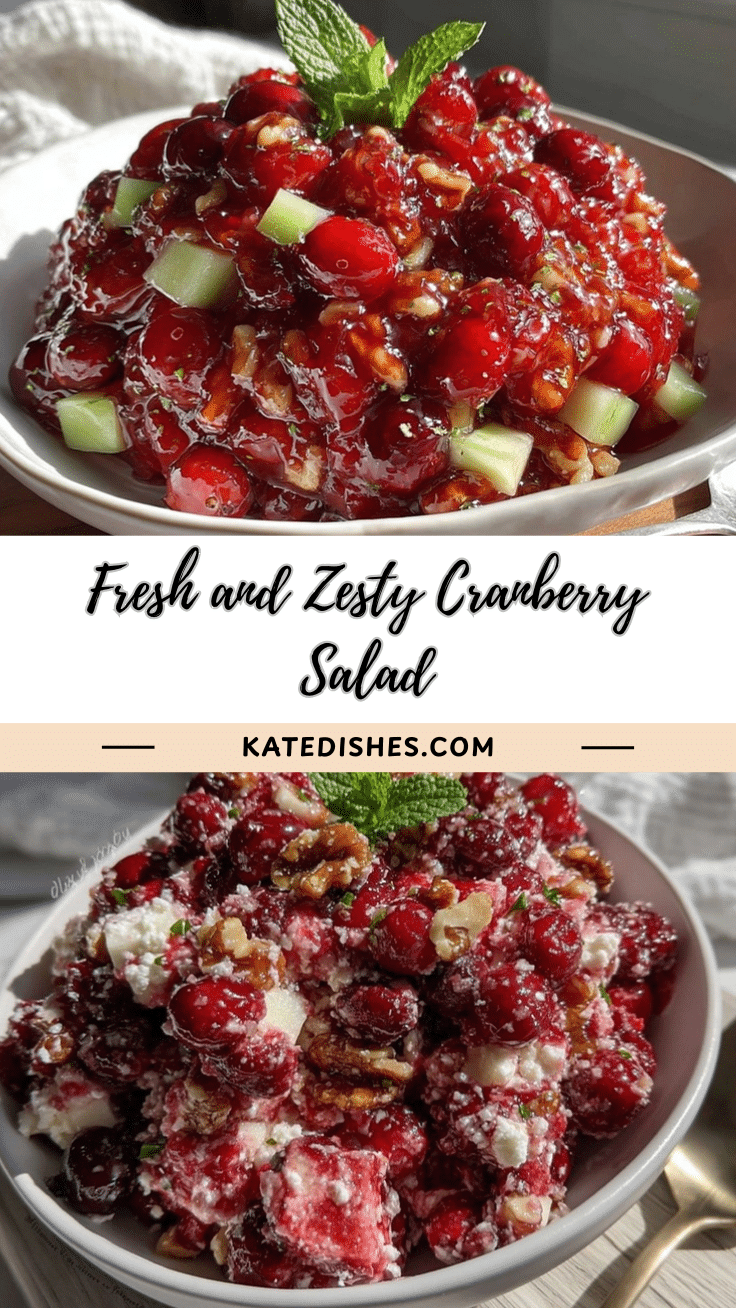 fresh cranberry salad recipe