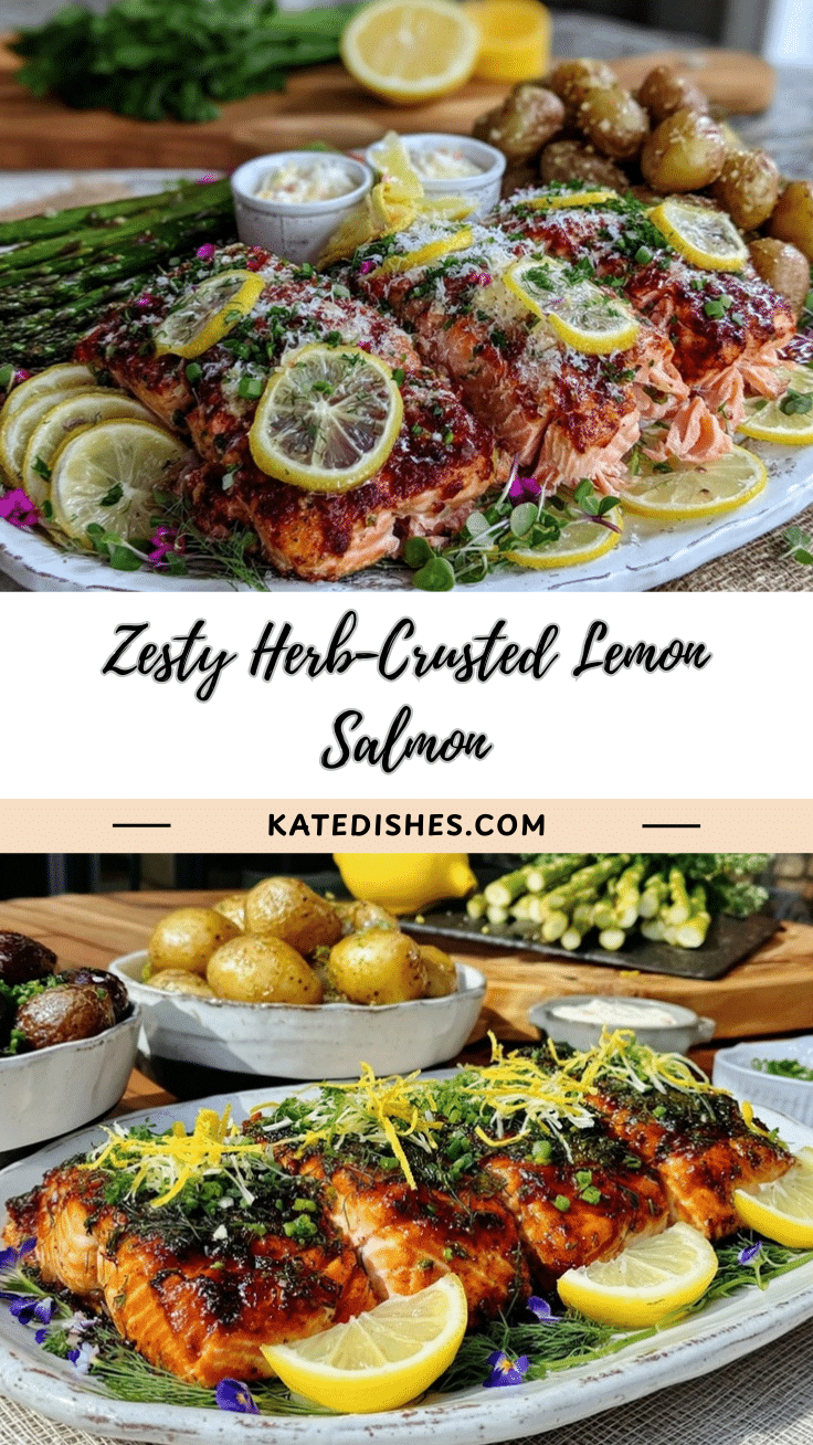 fresh lemon herbed salmon recipe