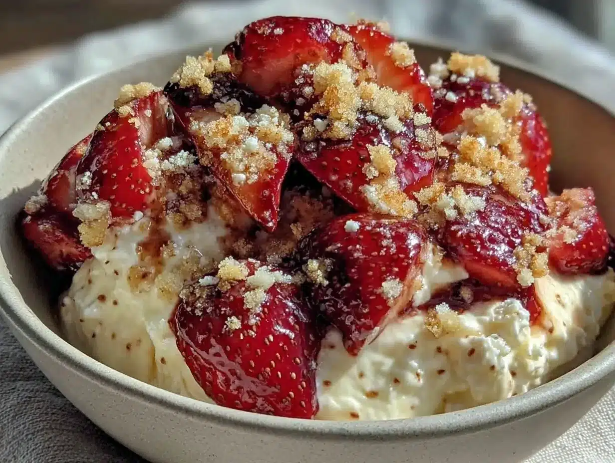 fresh valentine cottage cheese bowl preparation steps