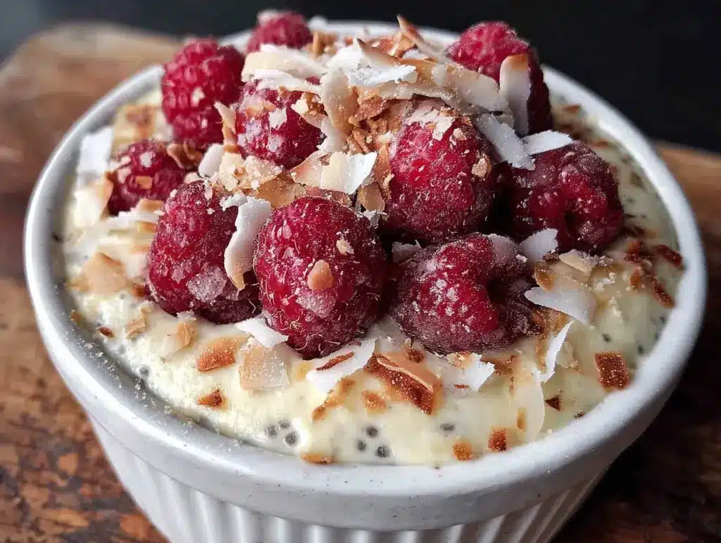 fresh valentines chia pudding bowl - featured image