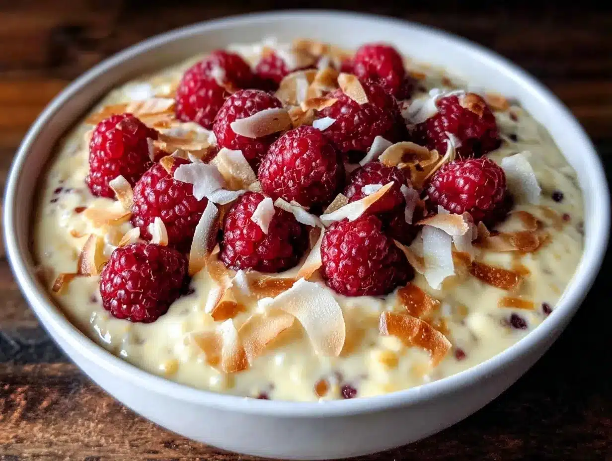 fresh valentines chia pudding bowl preparation steps