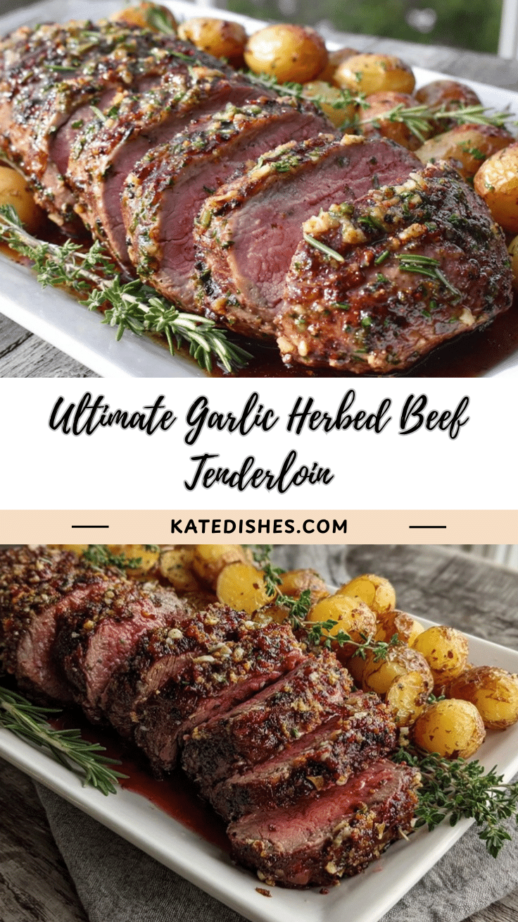 garlic herbed beef tenderloin recipe
