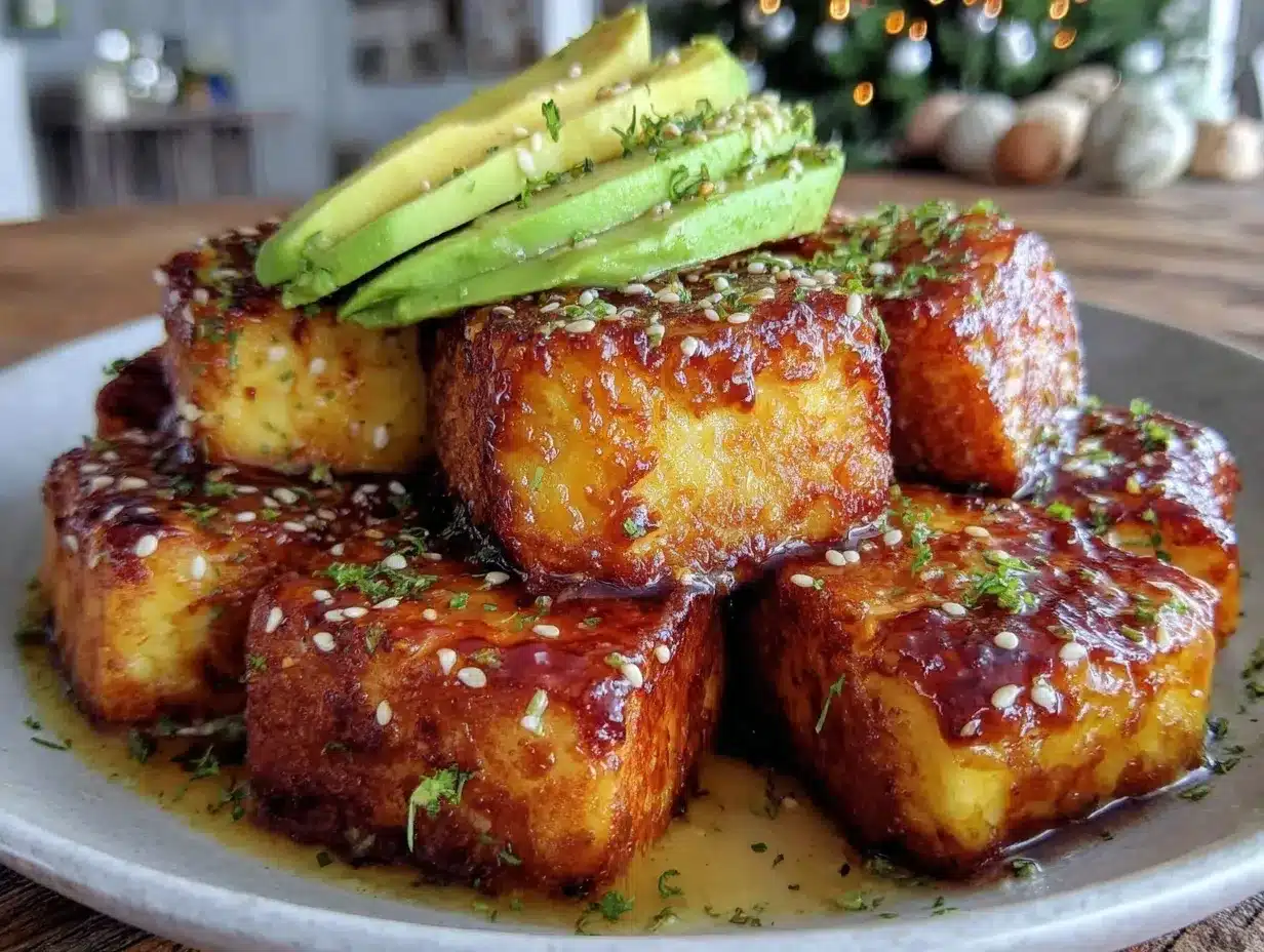 ginger garlic tofu dessert bowl preparation steps
