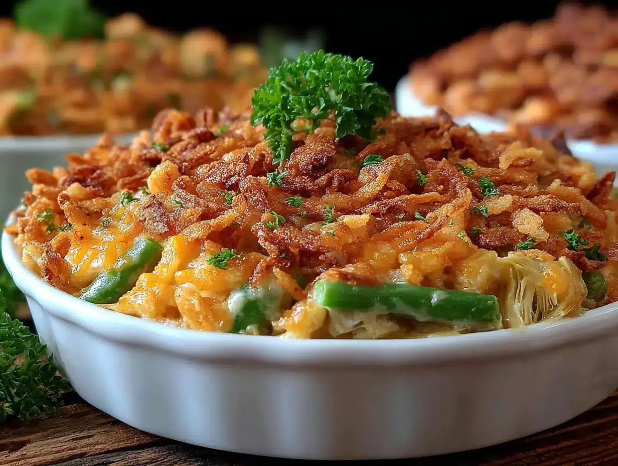 green bean artichoke casserole preparation steps