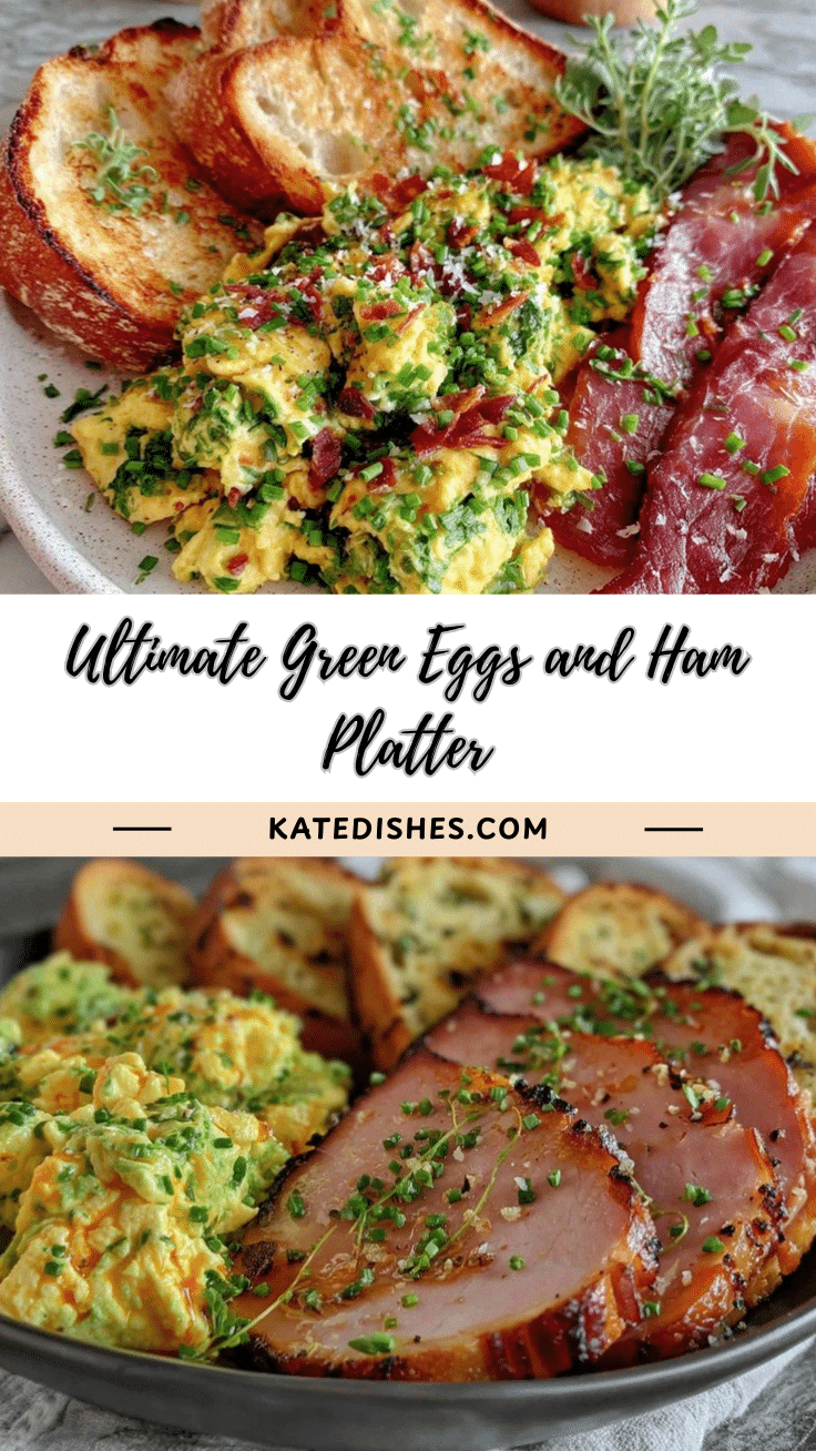 Green Eggs and Ham Breakfast Platter recipe