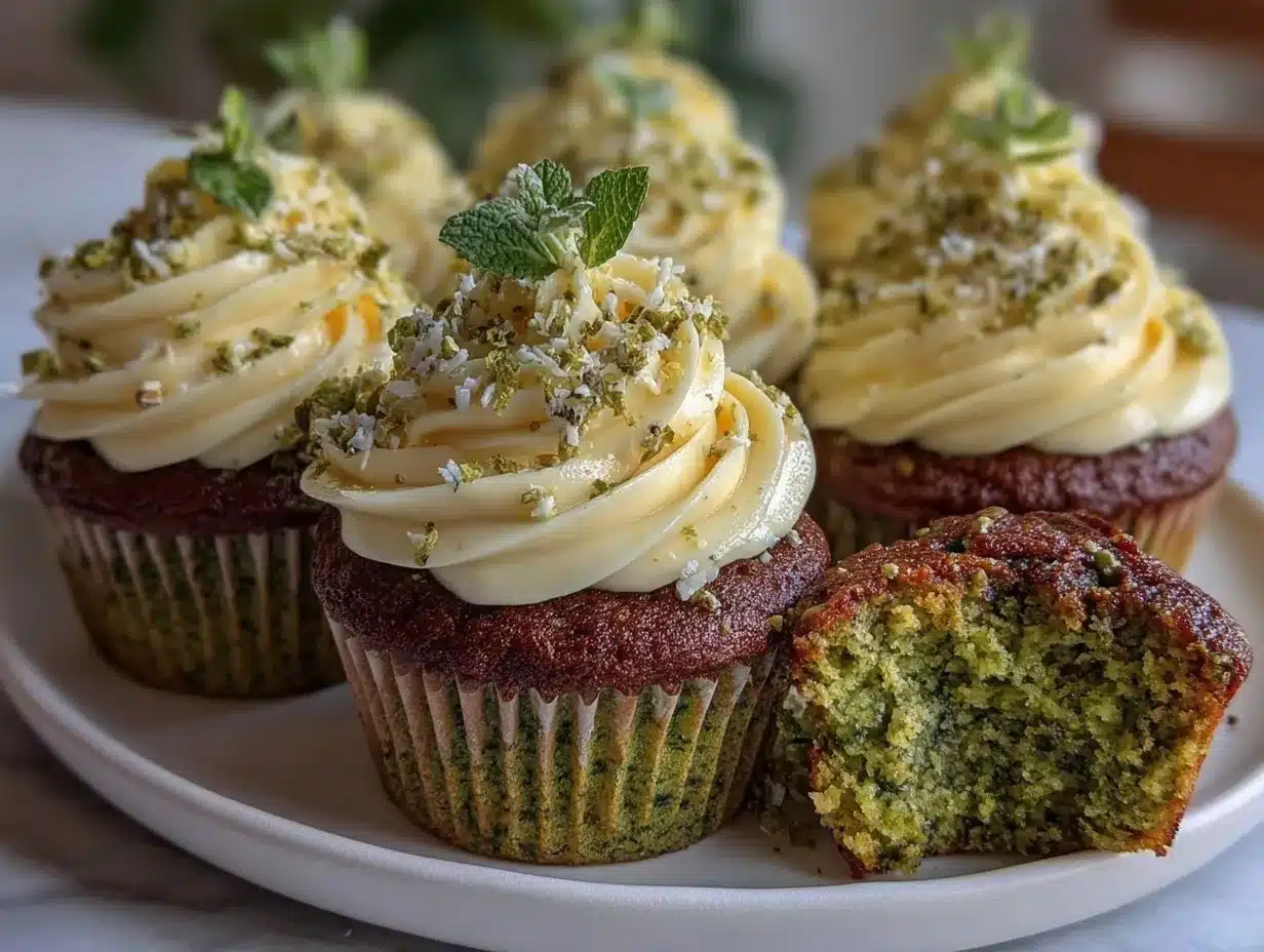 green velvet cupcakes preparation steps