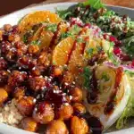 harissa chickpea bowl - featured image