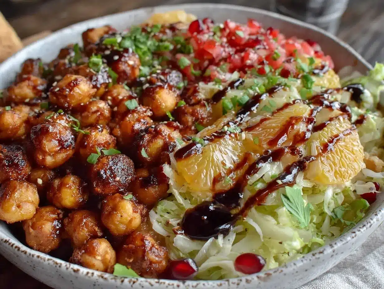 harissa chickpea bowl preparation steps