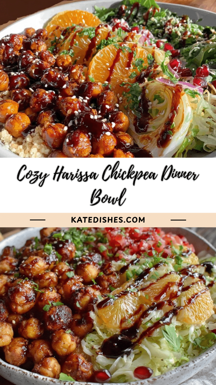 harissa chickpea bowl recipe