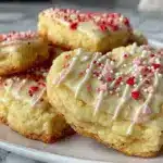 heart-shaped sugar cookies - featured image