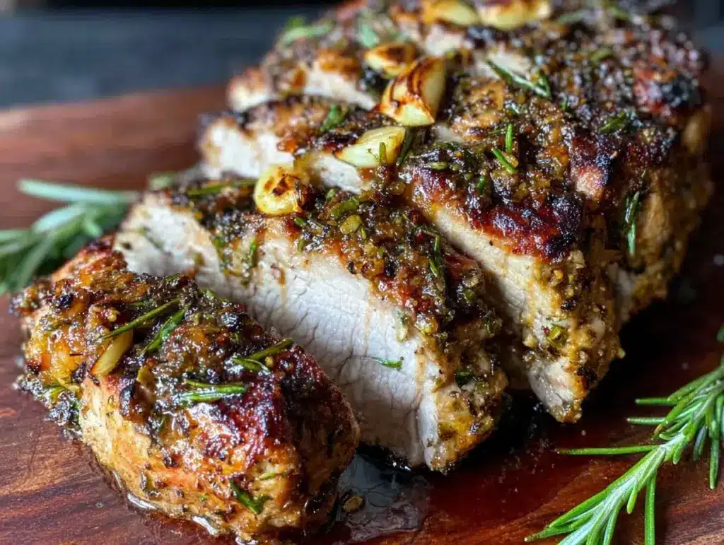 herb-crusted Italian pork loin - featured image