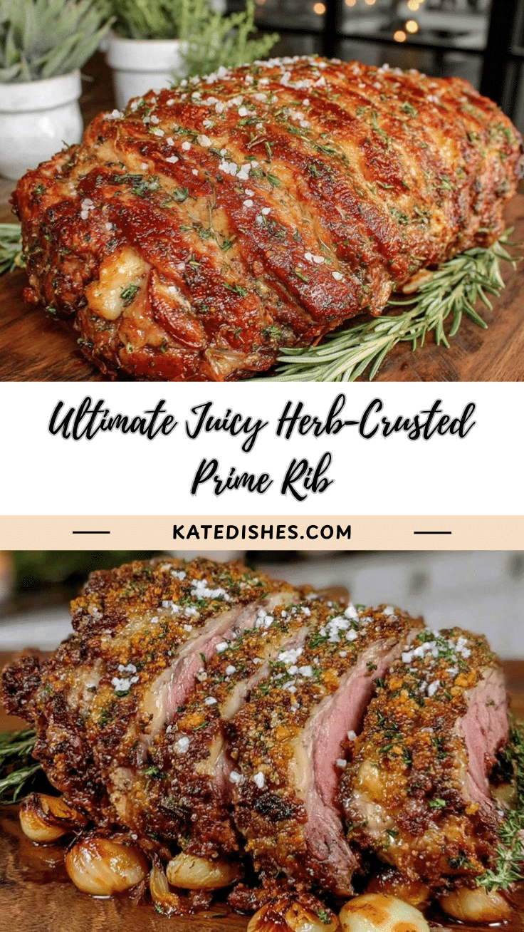 herb-crusted prime rib roast recipe