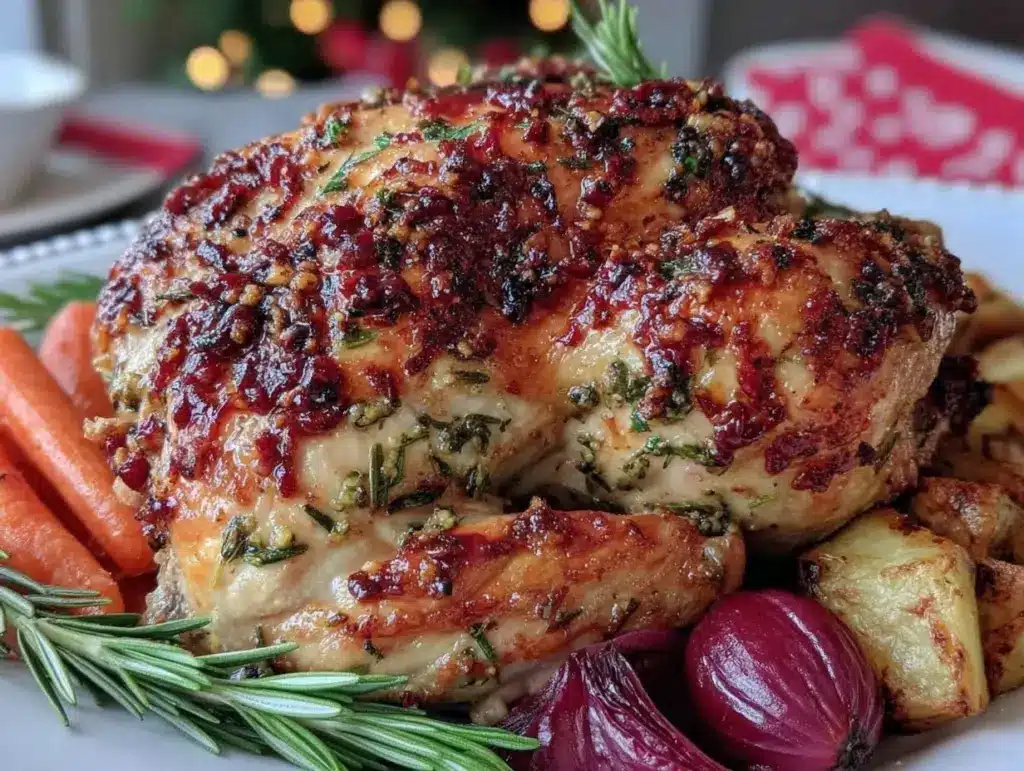 herb-glazed turkey - featured image