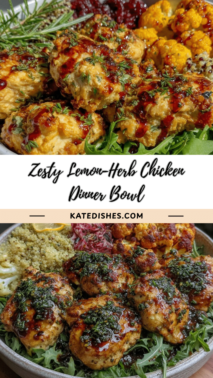 lemon-herb chicken dinner bowl recipe