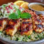 lemon-herb chicken nourish bowl - featured image