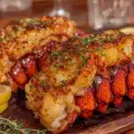 lobster tail with garlic butter - featured image
