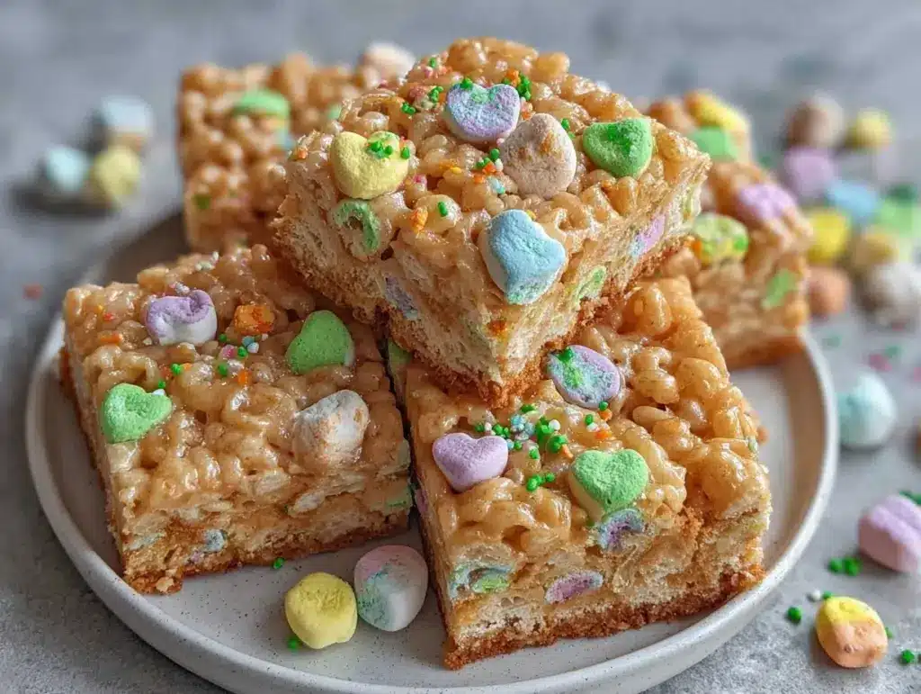 Lucky Charms Rice Krispie Treats - featured image