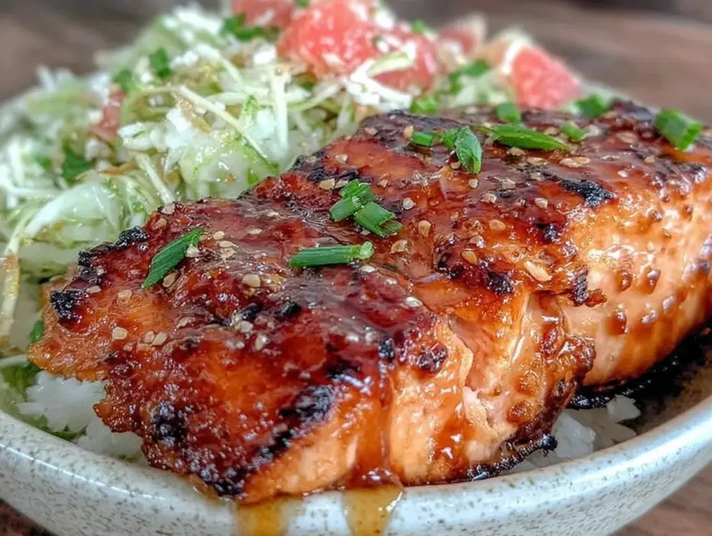miso-glazed salmon bowl - featured image