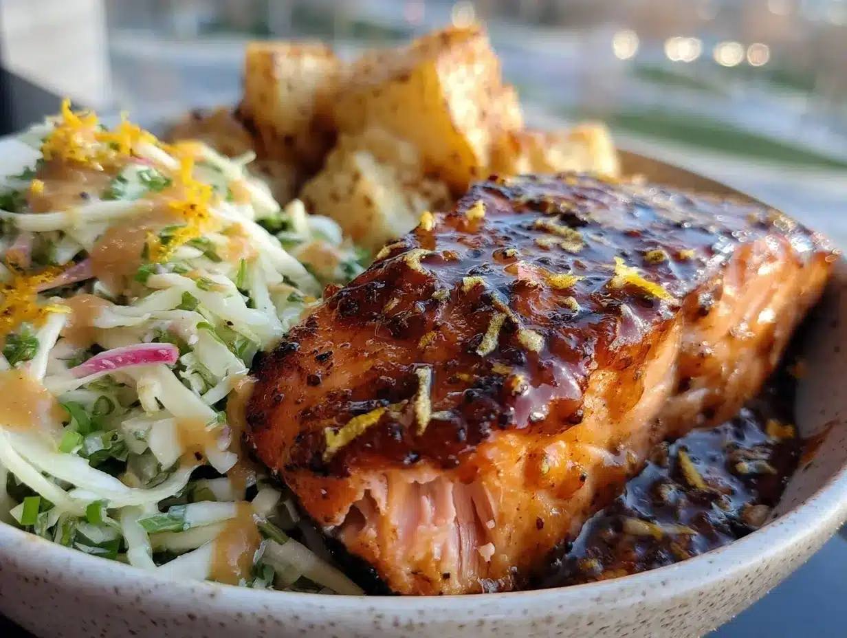 miso-glazed salmon bowl preparation steps