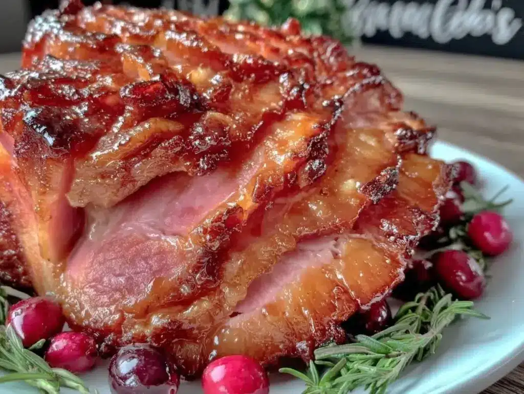 oven-roasted holiday ham - featured image