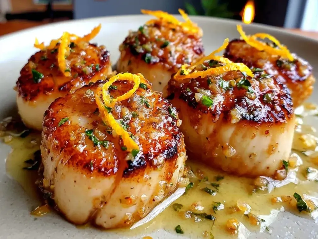 pan-seared scallops - featured image