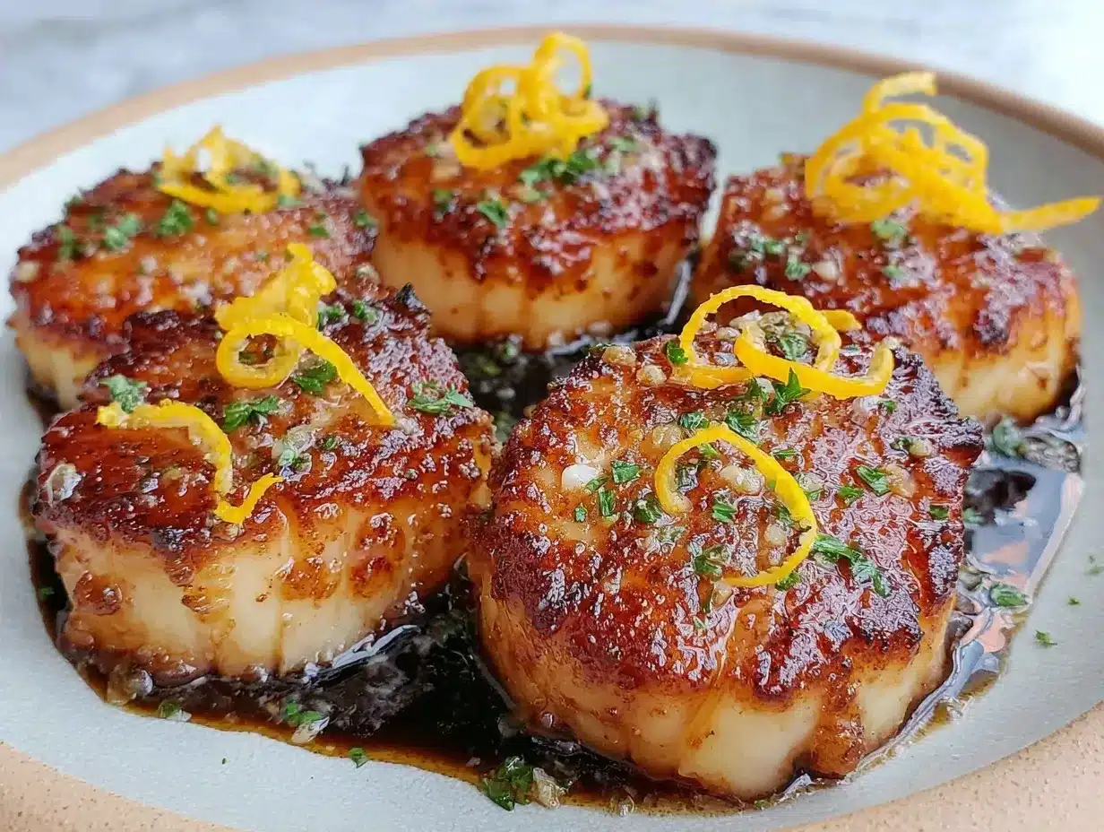 pan-seared scallops preparation steps