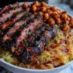 pork and sauerkraut crockpot bowl - featured image