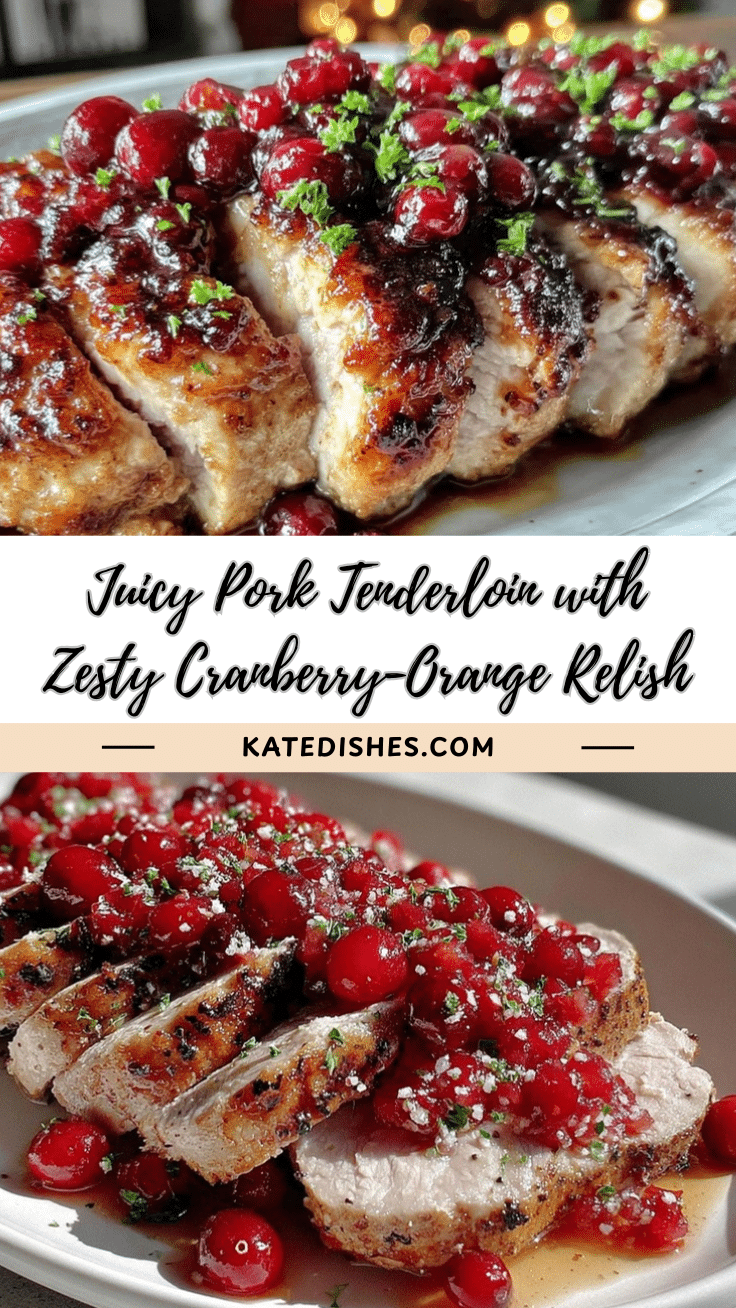 pork tenderloin with cranberry orange relish recipe