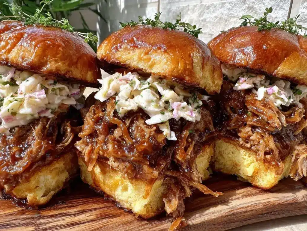 pulled pork sliders - featured image