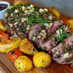 roast rosemary leg of lamb - featured image