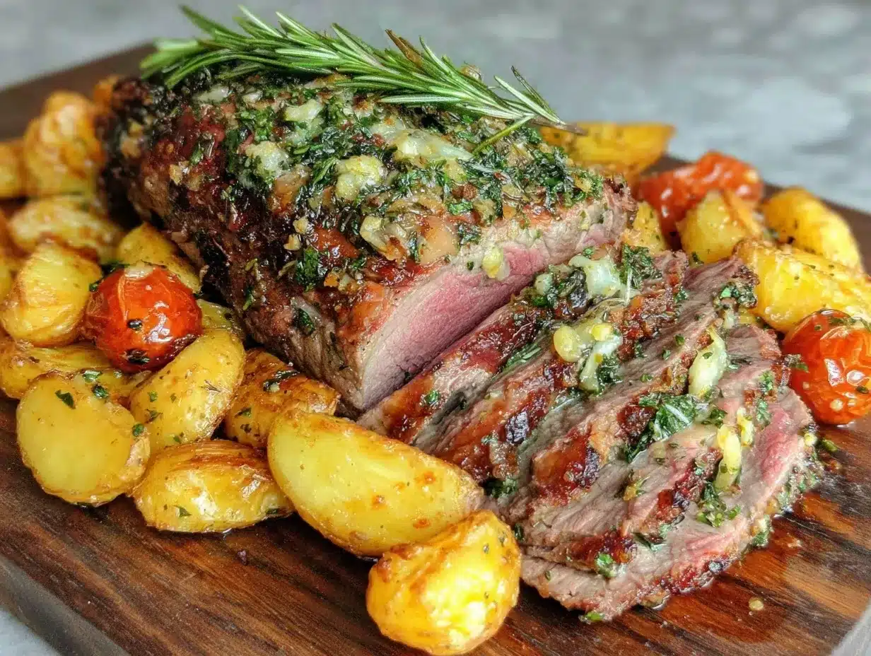 roast rosemary leg of lamb preparation steps
