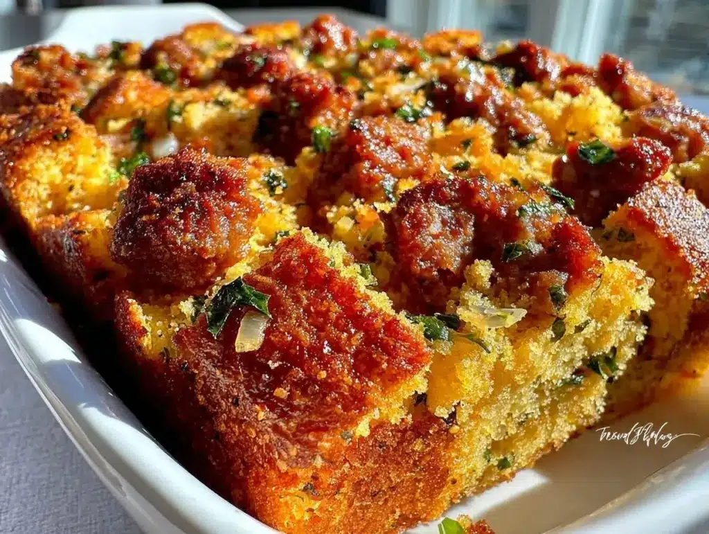 sausage and cornbread dressing - featured image