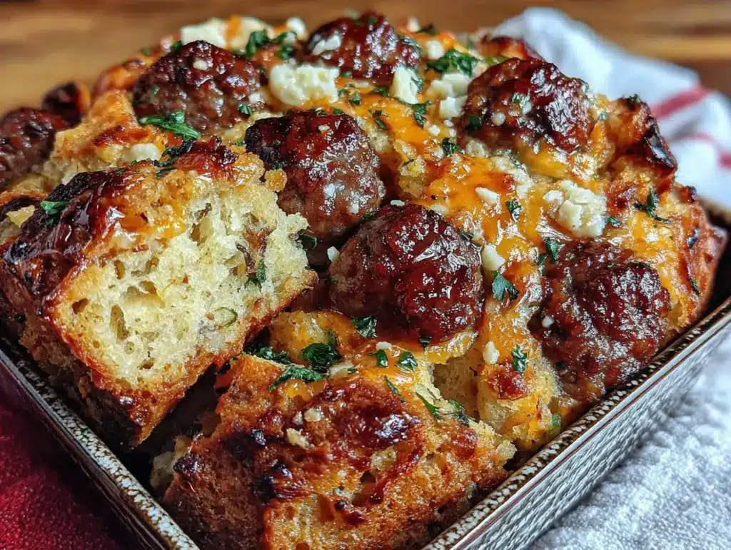 savory sausage stuffing - featured image