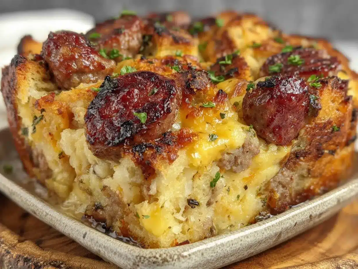 savory sausage stuffing preparation steps