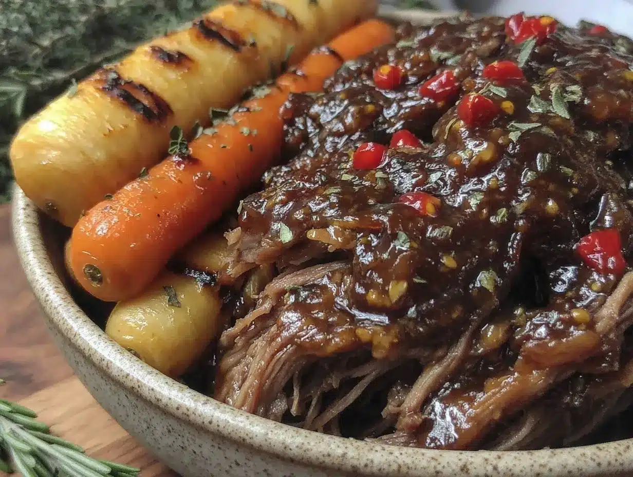 slow-cooker pulled pork bowl preparation steps