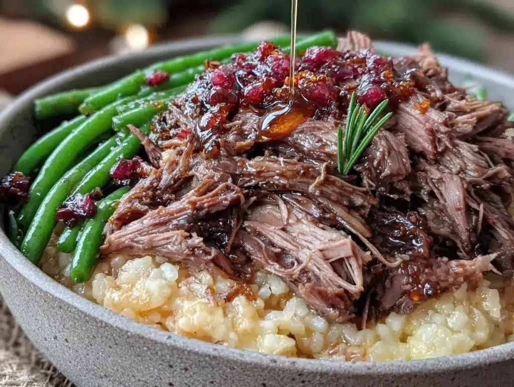 slow-cooker pulled pork dinner bowl - featured image