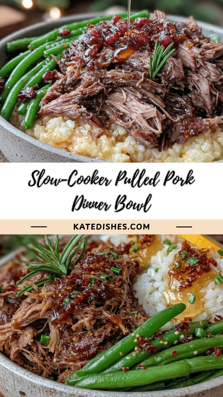 slow-cooker pulled pork dinner bowl recipe