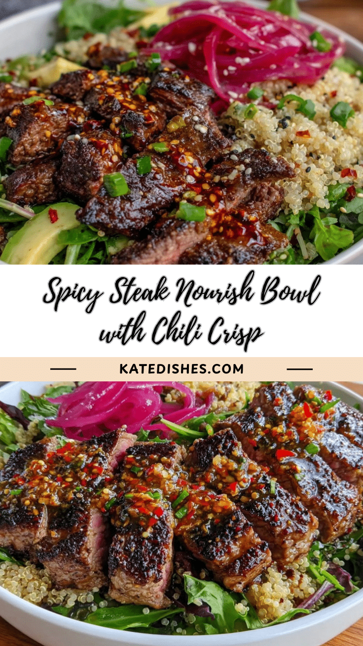 spicy steak nourish bowl recipe