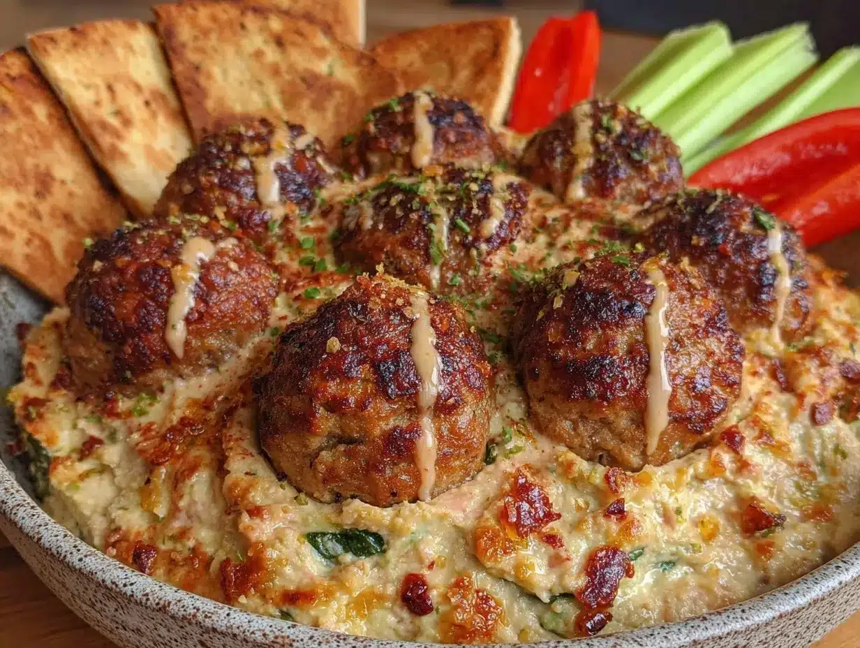 spinach artichoke party bowl preparation steps