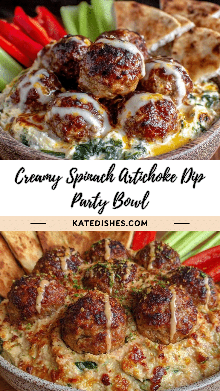 spinach artichoke party bowl recipe