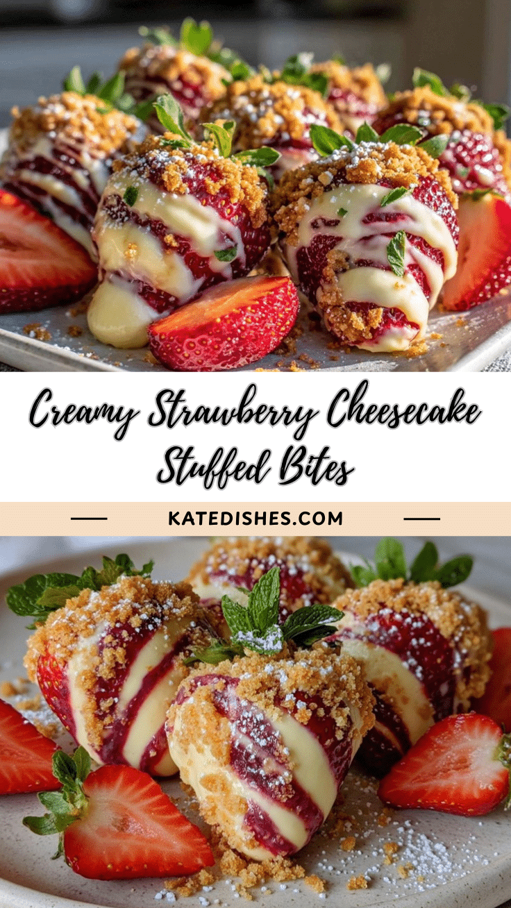 strawberry cheesecake stuffed strawberries recipe