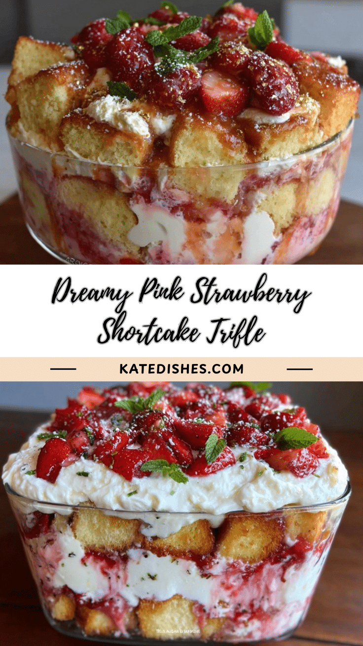 strawberry shortcake trifle recipe